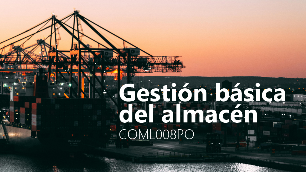 Curso de Gesti&oacute;n b&aacute;sica del almac&eacute;n (COML008PO)