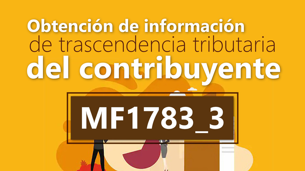 Curso de Obtención de información tributaria (MF1783_3)